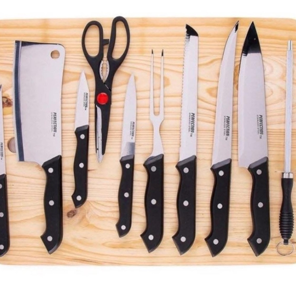 Farberware Black and Silver Cutlery Collection